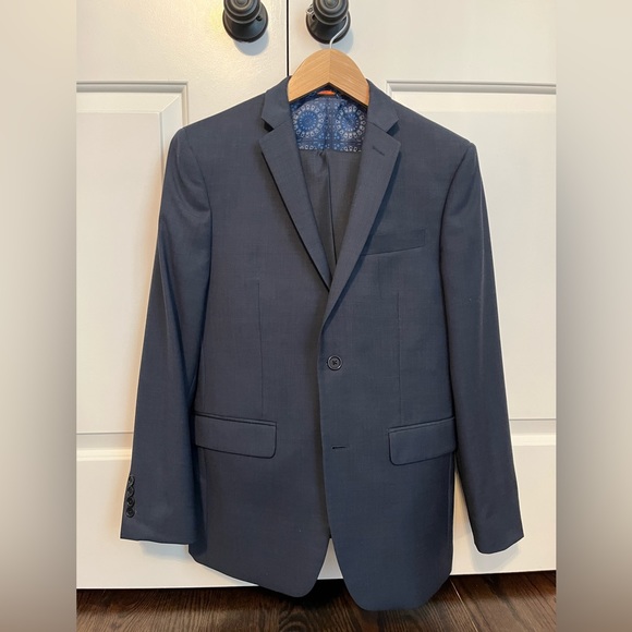 Tallia Orange Mens/Young Mens Suit Jacket and Pants